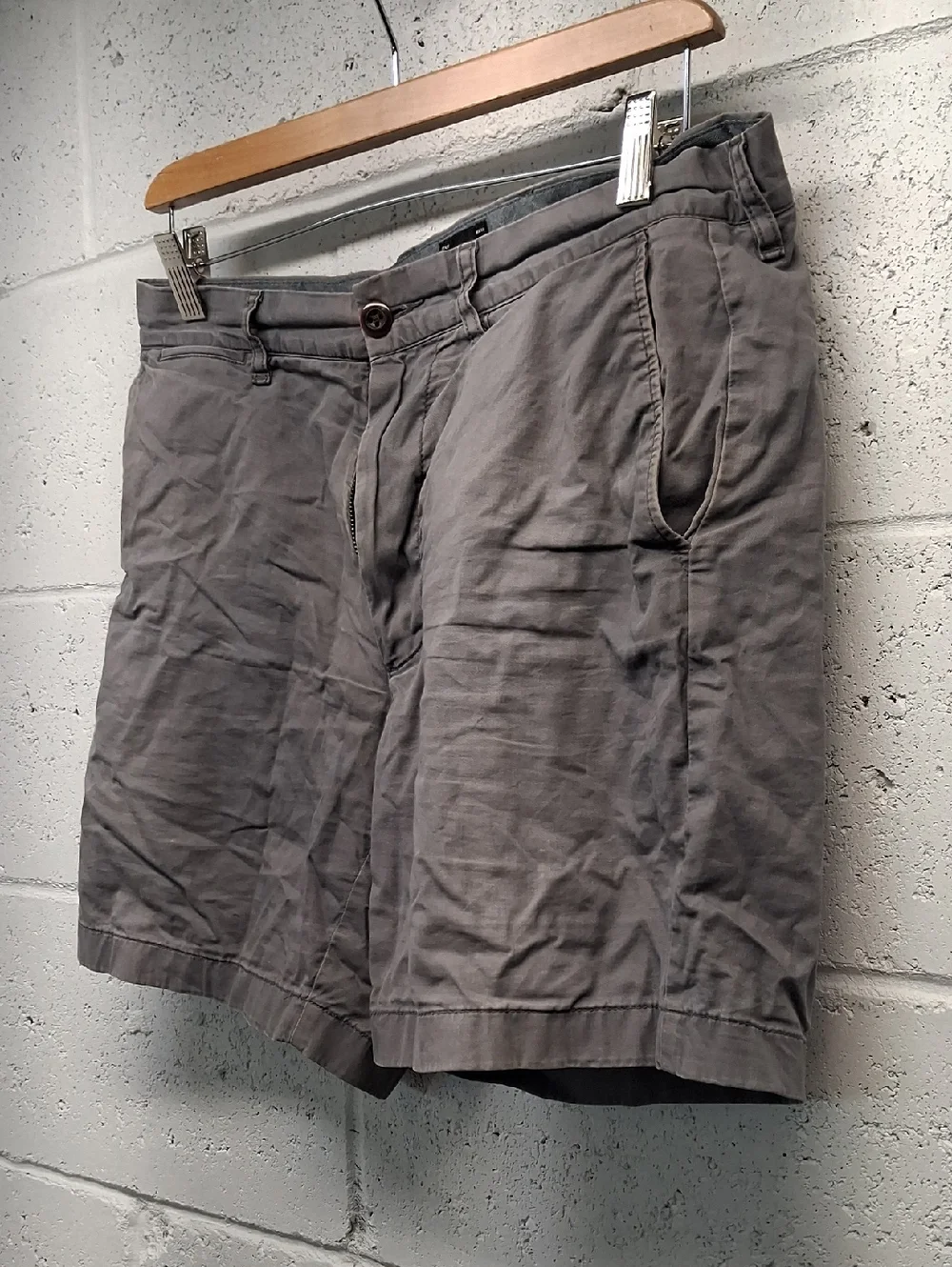 Mens J. Crew Classic Gray Cotton Shorts Sz. 30